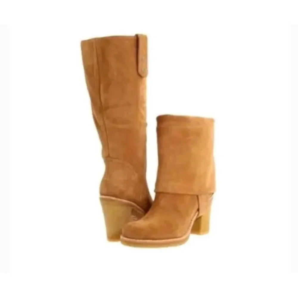 UGG | Ugg Australia Josie Boots Mid Calf Convertible Ankle Boot Bootie | Size 8 - Picture 1 of 12